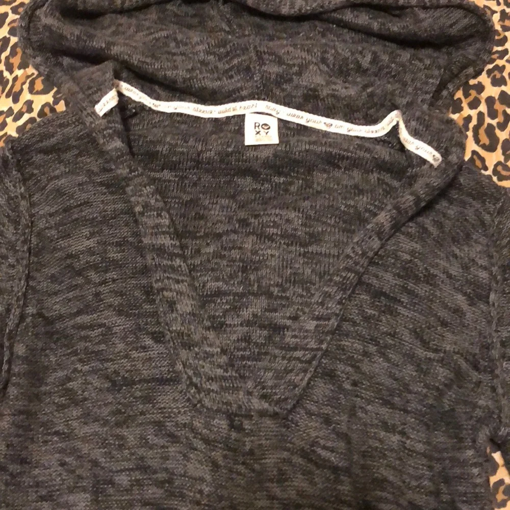 Roxy Charcoal Gray Hoodie - Picture 3 of 5